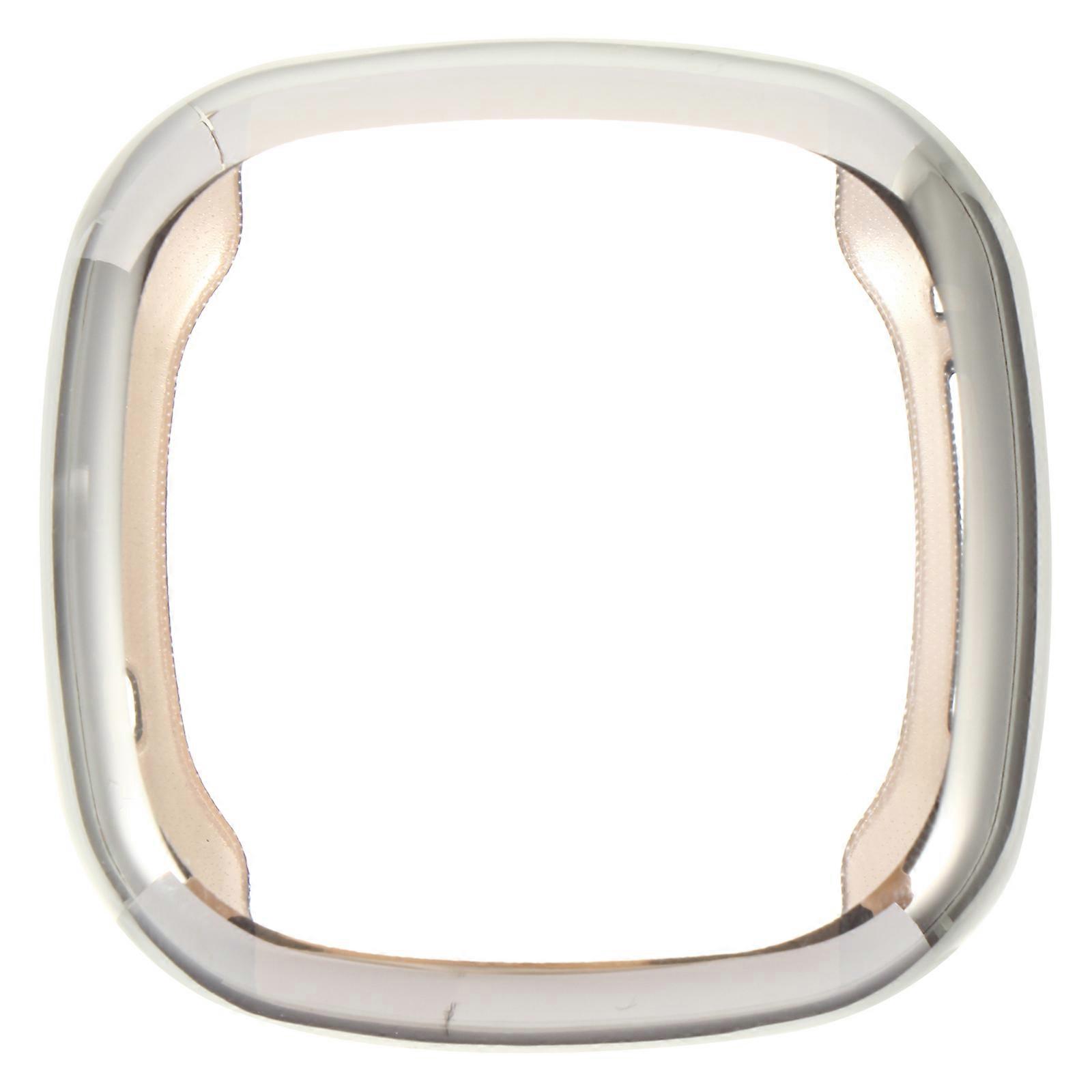 Silver Protective Watch Case for 3 Sense Made of PC Provide Full Protection Not Easy
