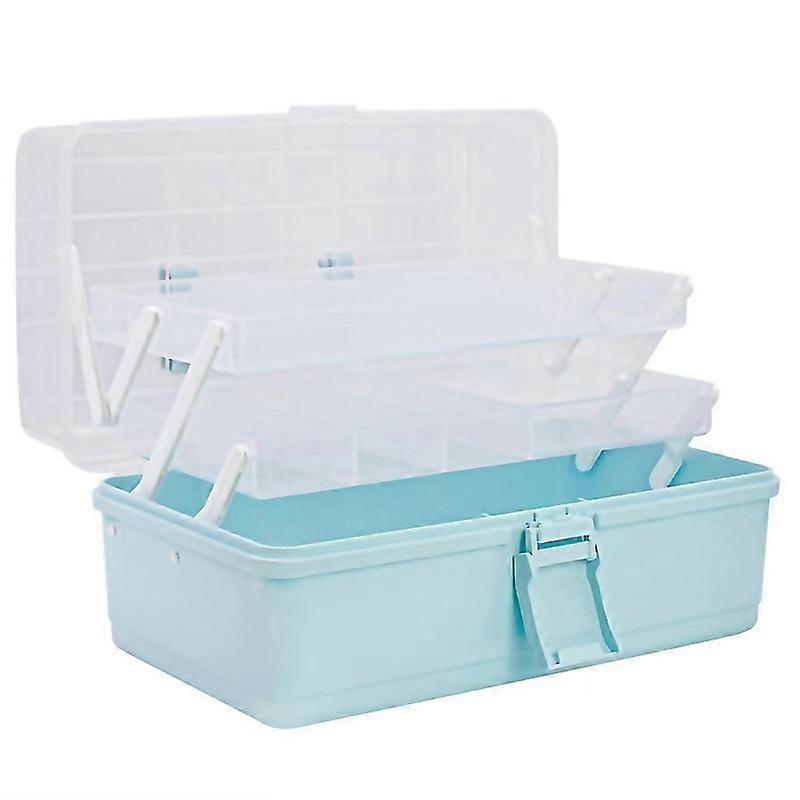 For Organizer Box Art Storage Box Craft Organizer 3layers With Handle Craft Art Bin Portable For Hom