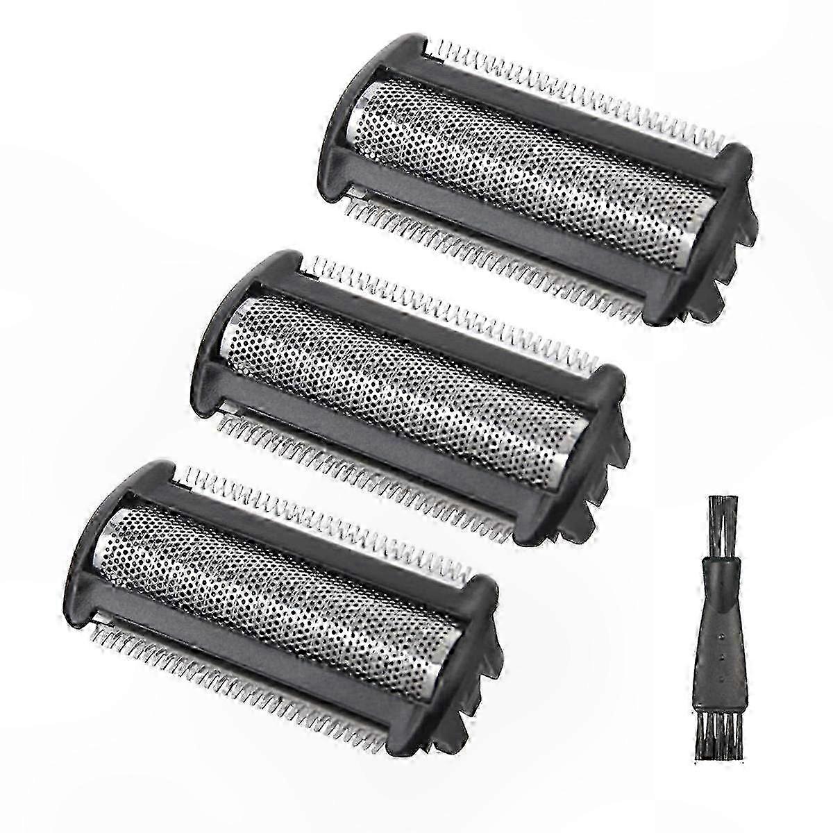 Replacement Brush Heads 3-Pack for Efficient Grooming, Fits BG2000 Series and More