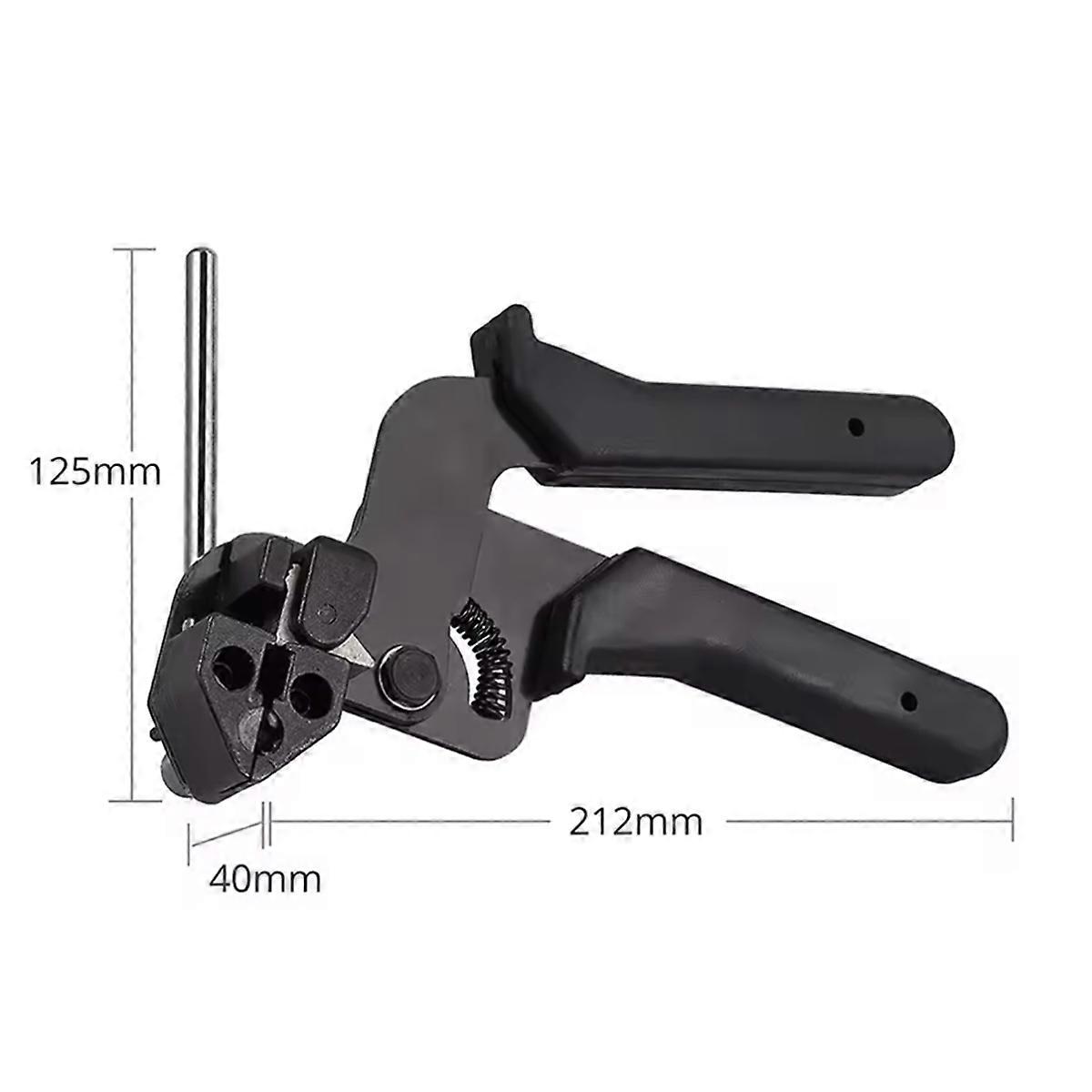 Self-Locking Tie Pliers Stainless Steel Tie Tools Manual Multi-Purpose Locking Cable Metal Tie Cable Bundle Tool