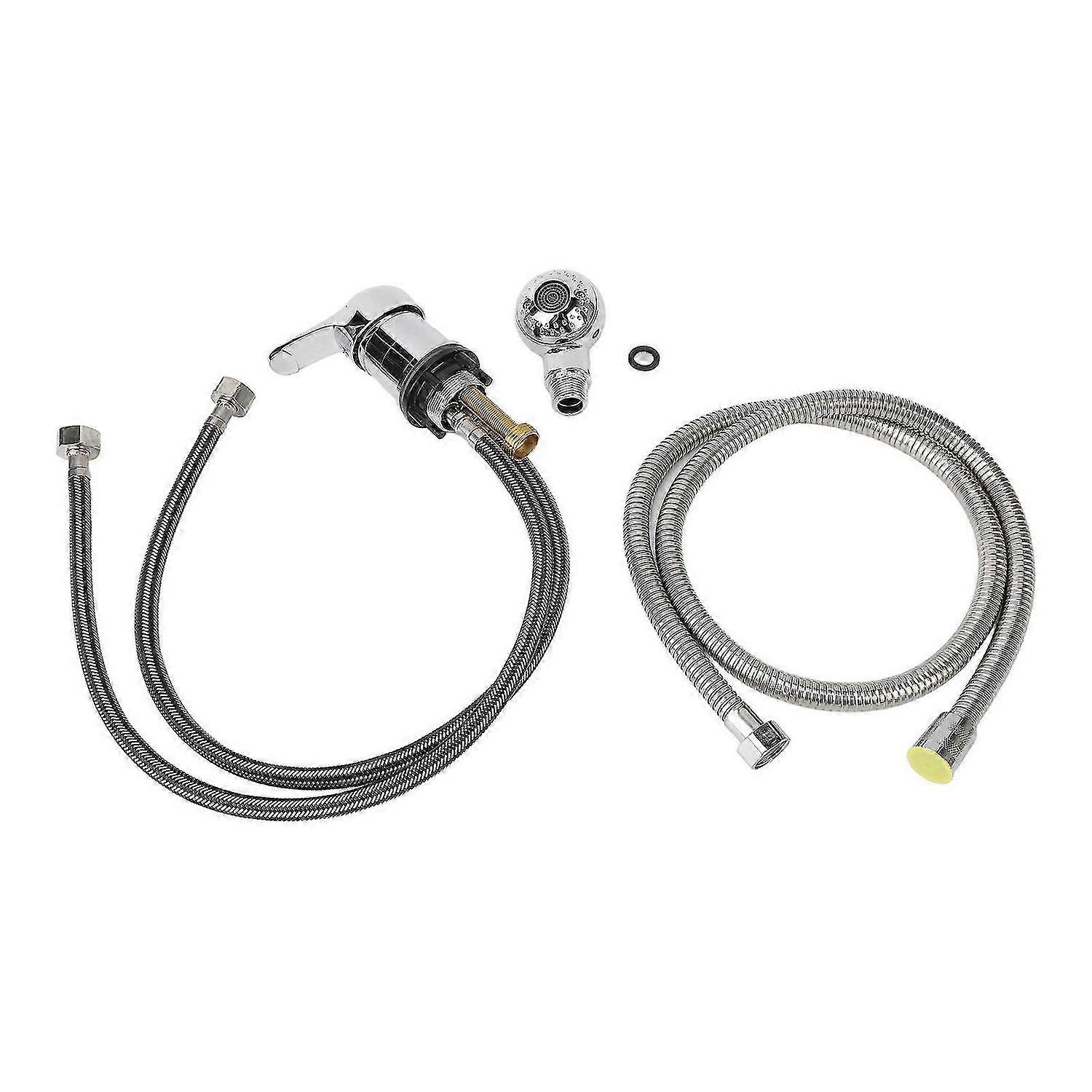2025 Latest Model Shampoo Bowl Faucet Kit Salon Bed Replacement Kit 23.6in Han...