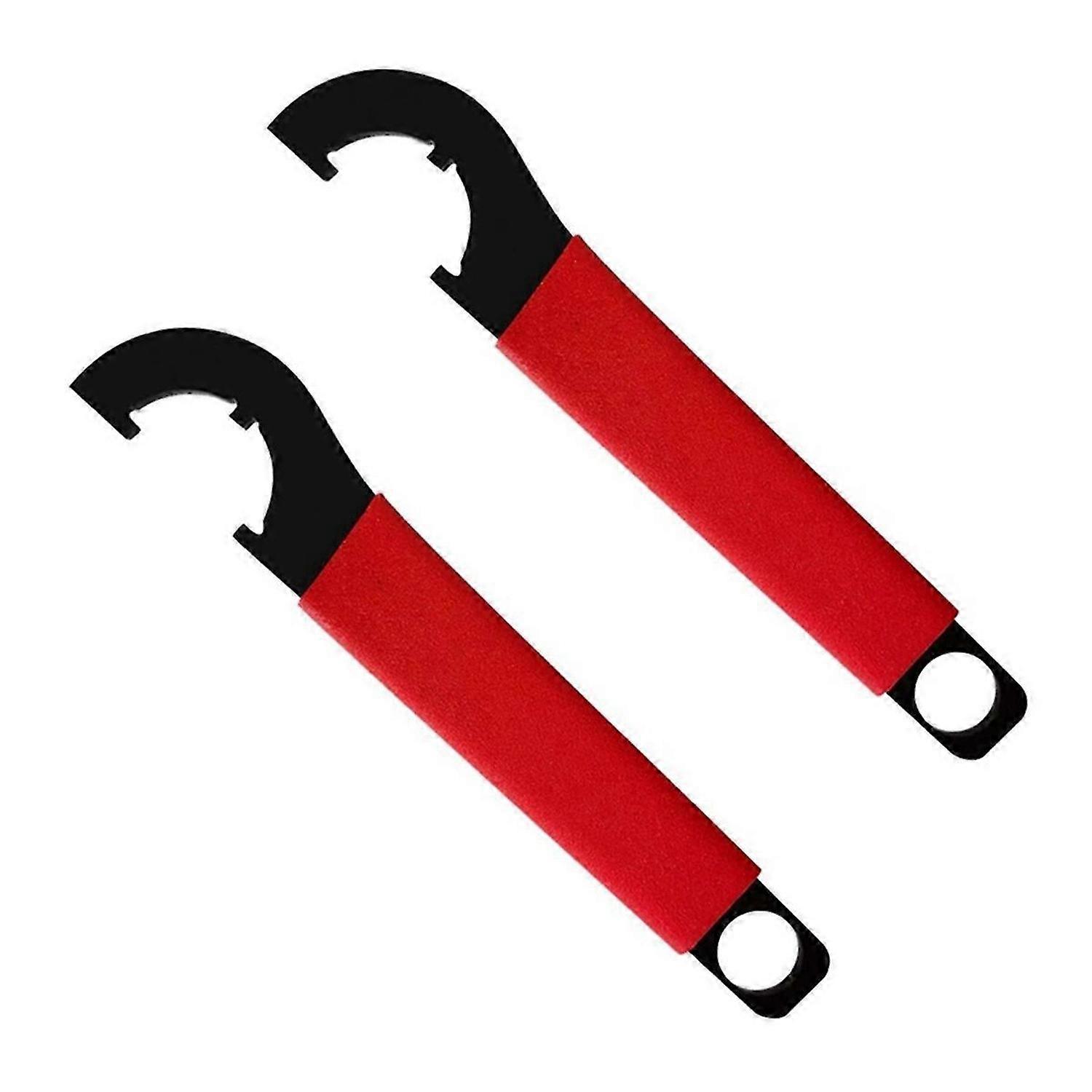 Castle Nut Wrench 1 1/4 with Non-Slip Rubber Handle, Spanner Wrench