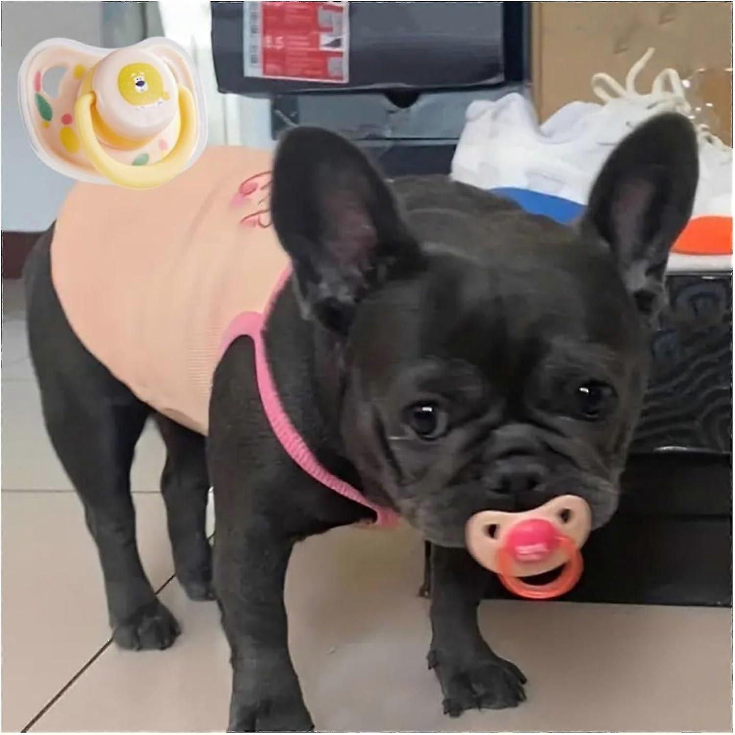3Pcs Pet Dog Silicone Pacifier, Dog Pacifier Chew Toy, Cat Pacifier for Kittens, Pet Pacifier for Dog and Cat-Yvan