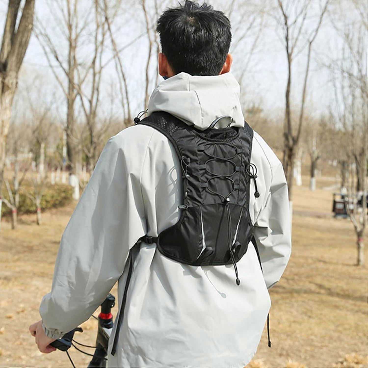 Running Backpack Water Hydration Pack For Running Marathon Training Bike Compatible Adjustable Reflective