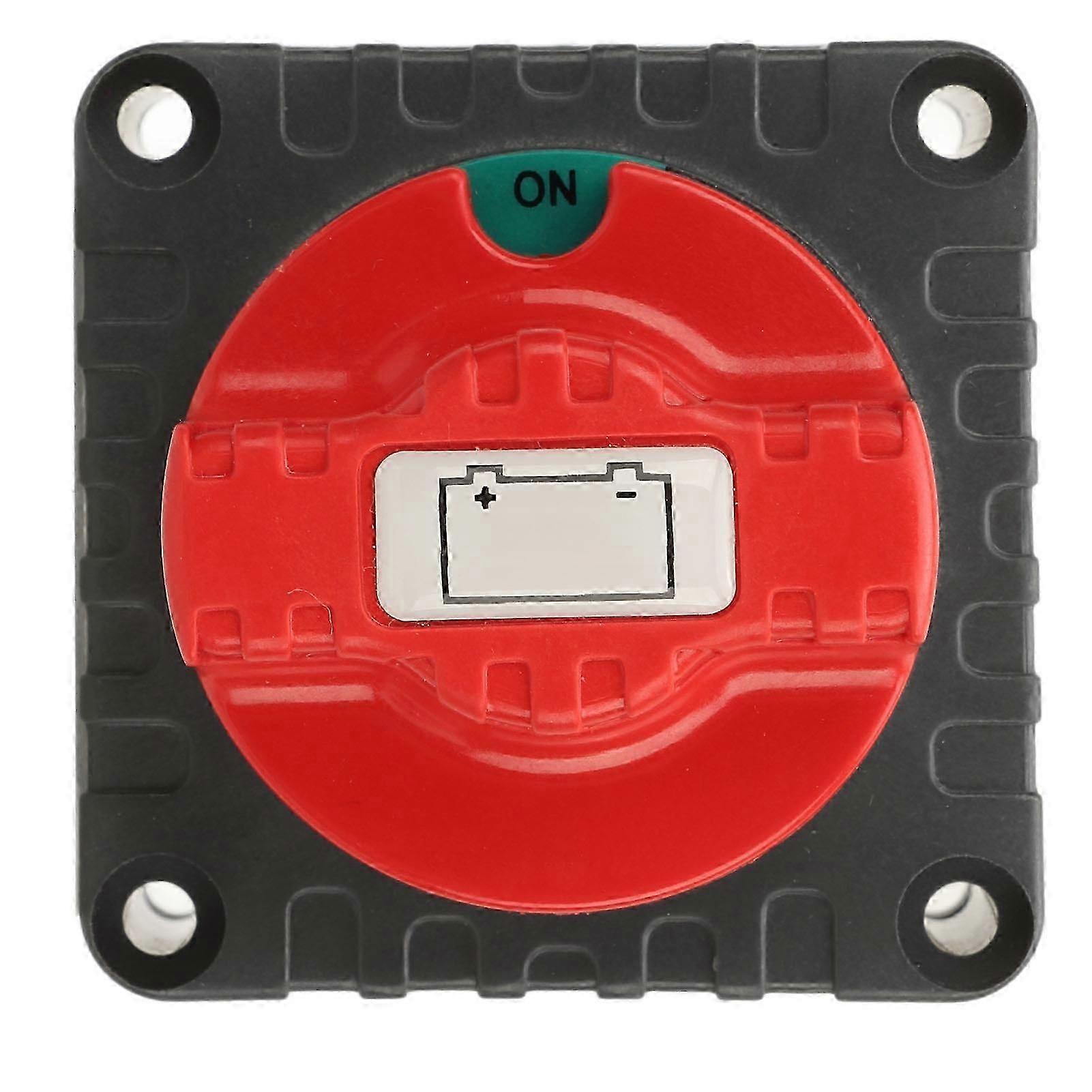 1248V 300A Battery Disconnect Switch On Off Position Marine Master Cut Off Switch Knob for Car Truck Yacht Retrofit Grey