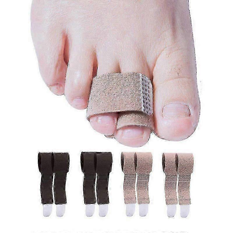8Pcs Broken Toe Splint Broken Toe Splint,broken Toes Wraps, Toe Splint, Hammer Toe Bandage, Toe Bandage