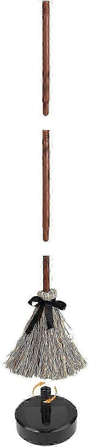 Dancing Witch Broom, Halloween Magics Broom, Floating Moving Haunted Dancing Brooms with Spooky Laughter, Light Up Halloween Moving Animated Witch Dan