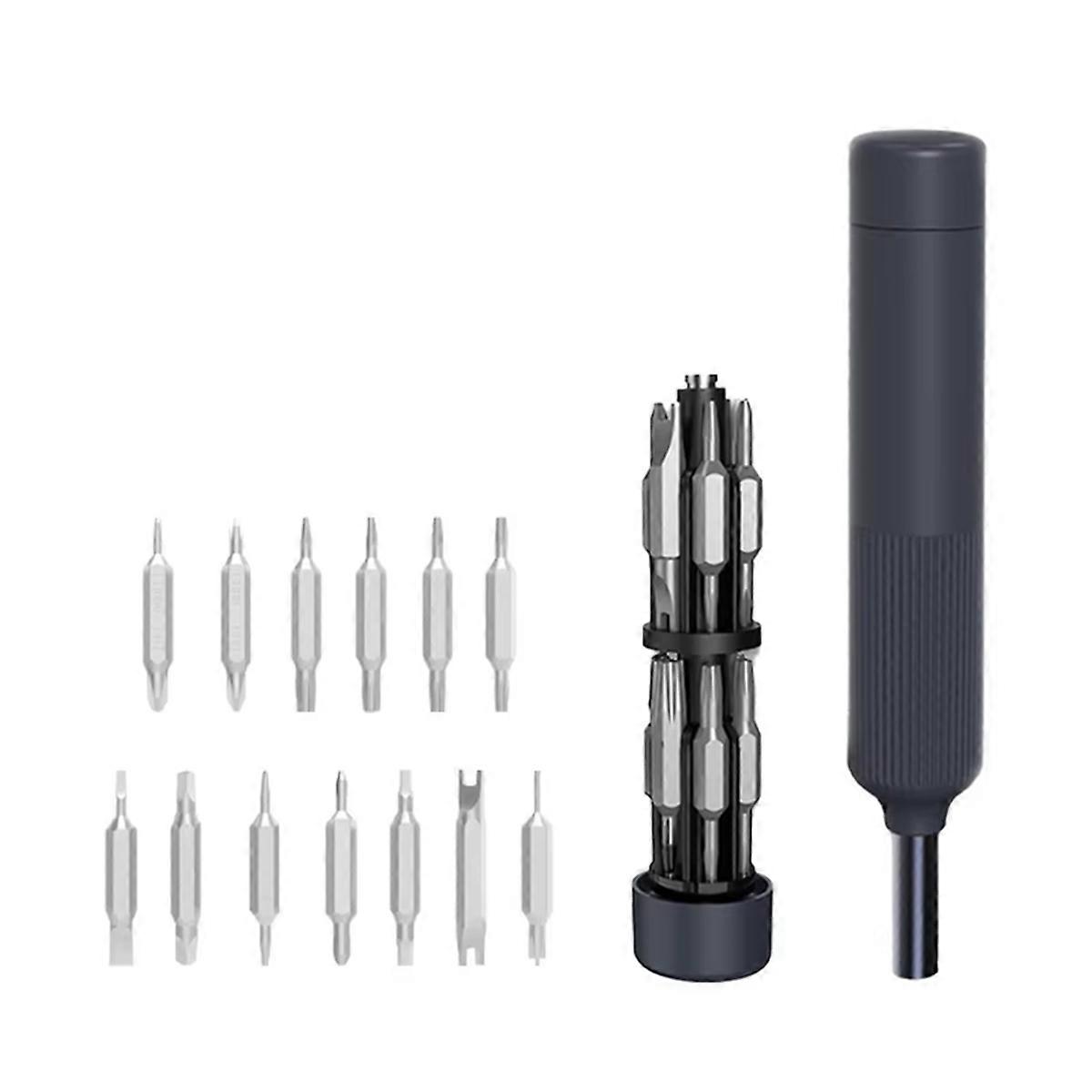 27 in 1 Screwdriver Set Magnetic Bits Pen Style Manual Repair Tools