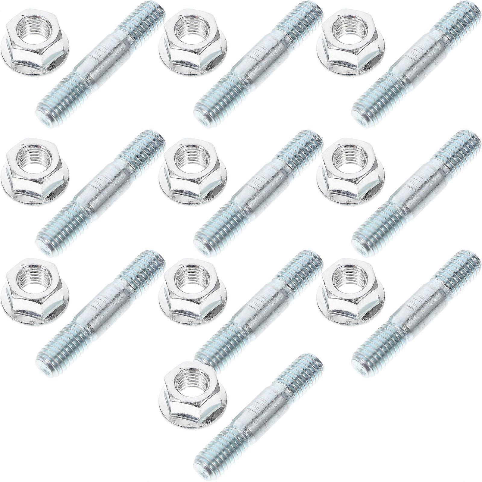 Chain Bracket Screw Replacement Screws for Chainsaw Chain Bar Mounting and Maintenance Tool 10Sets Silver