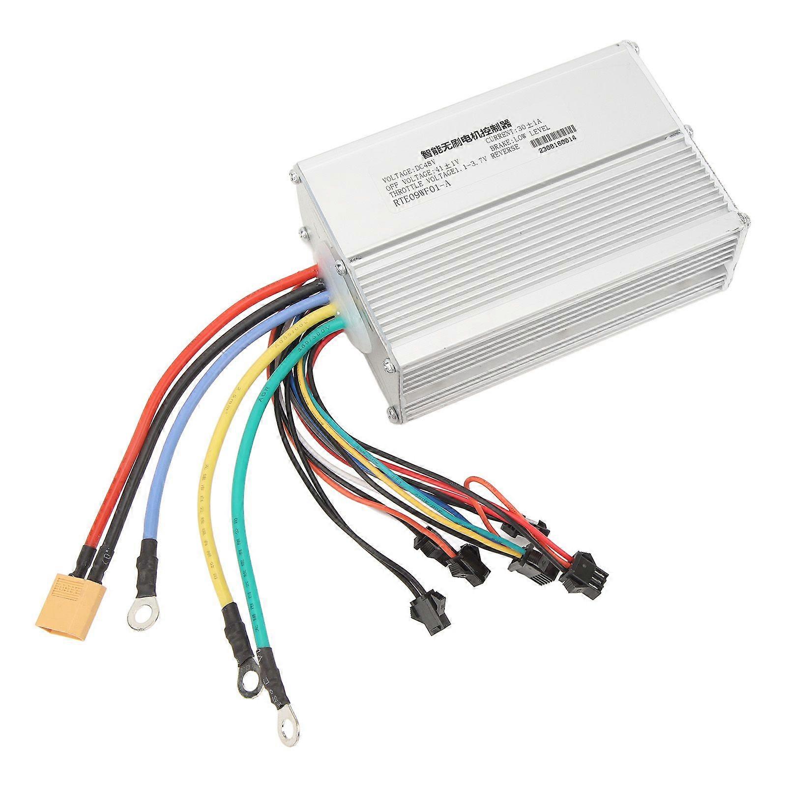 Electric Scooter Controller 48V 30A Aluminum Alloy Motor Controller Replacement Accessory for Kugoo M5 Folding Electric Scooter