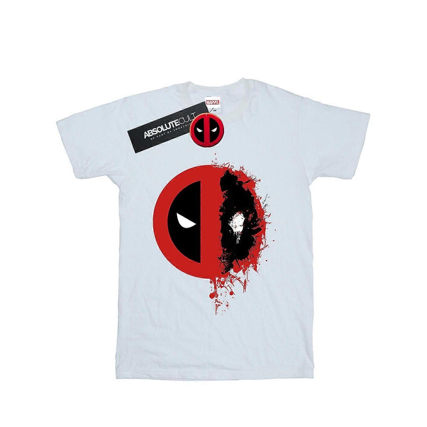 Marvel T-shirt à logo Deadpool Split Splat pour hommes