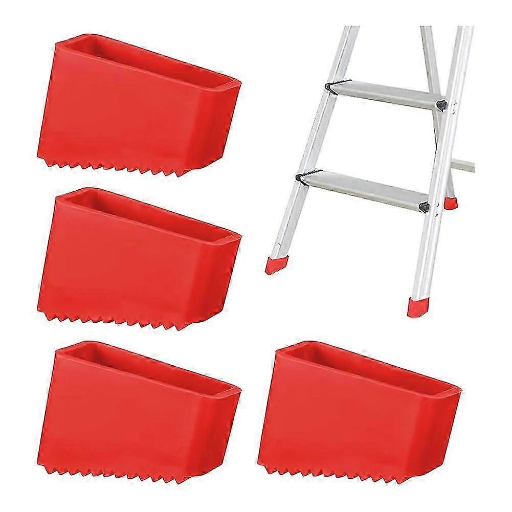 4pcs Σκάλα Ποδιών Καλύμματα Ευέλικτη Σκάλα Καλύμματα ποδιών Αντιολισθητικά μαξιλάρια σκάλας Λαστιχένιο μαξιλάρι ποδιών Insula