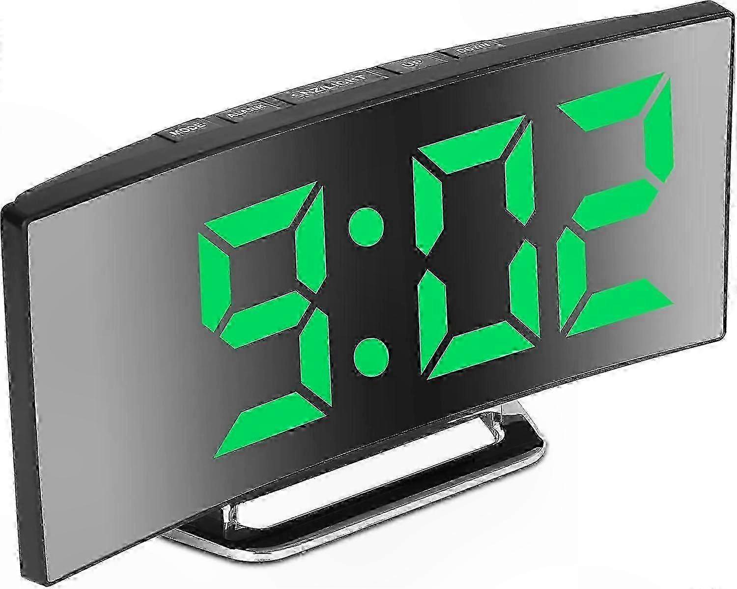 Large Digital Clock with Easy-Read Numbers, Touch Snooze Button, 12/24H Format, Manual DST for Accuracy