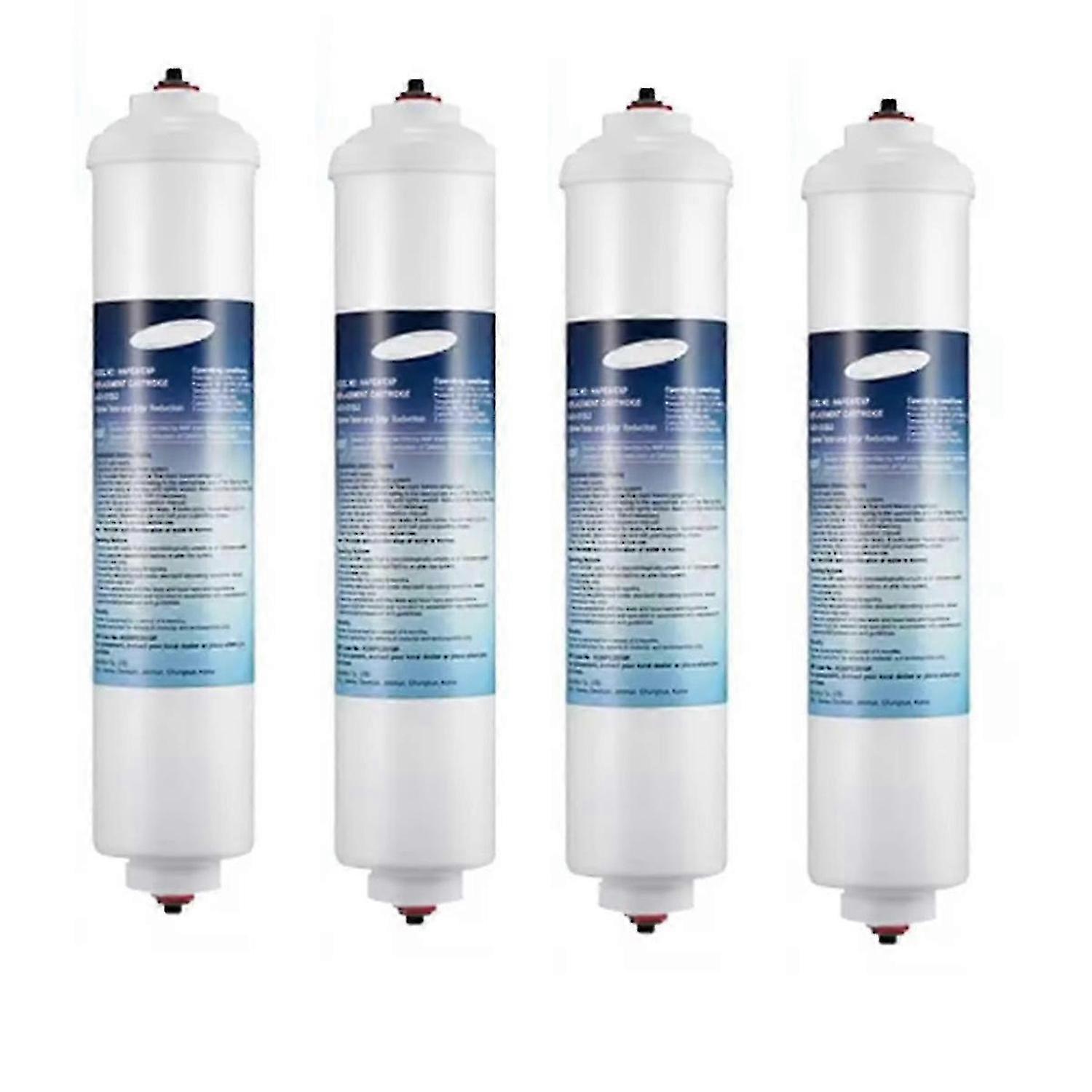 DA29-10105J Inline Water Filter Refrigerator Filter Element Coconut Shell Activated Carbon Rod Filter Element 4 Pcs