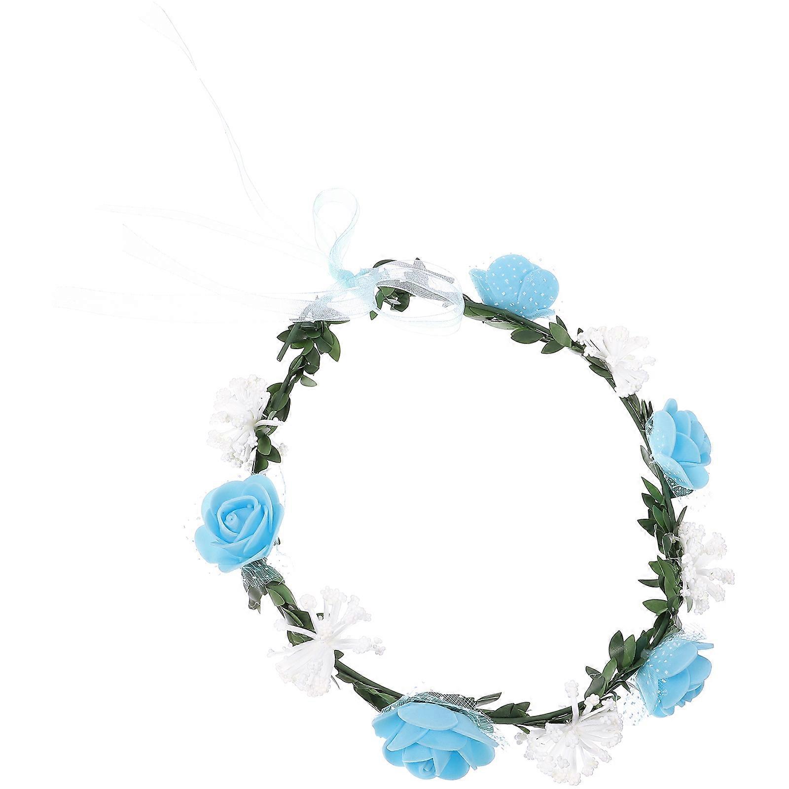 Wedding Headpiece for Bride Flower Headband Foam Material 3Pcs