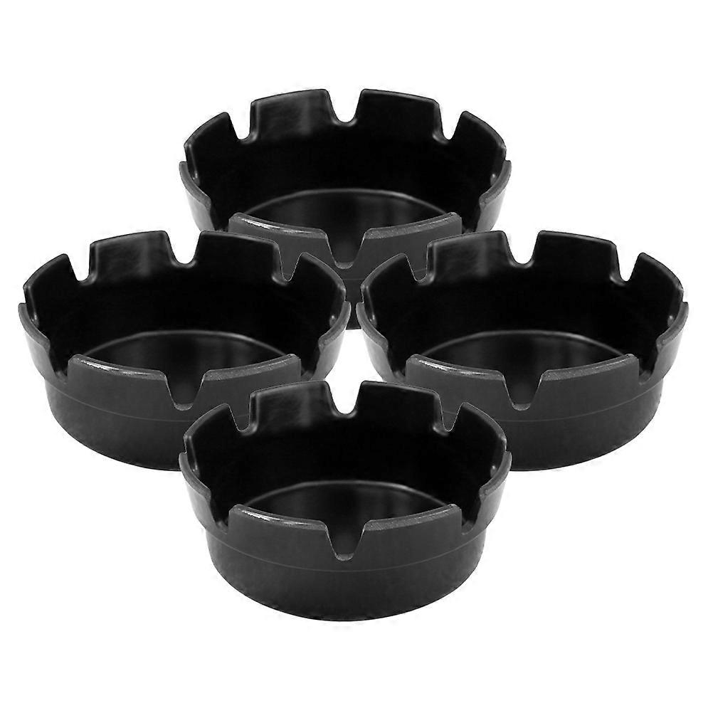 Plastic Ashtrays for Butt Disposal 12Pcs with Eightslot Design