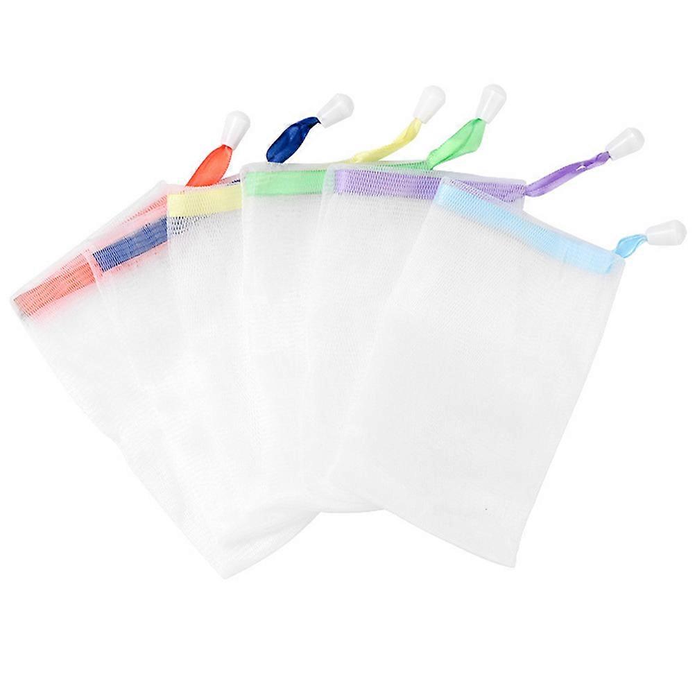Soap Mesh Saver for Body Cleaning 2Packs Colorful Mesh Bag with Buckle