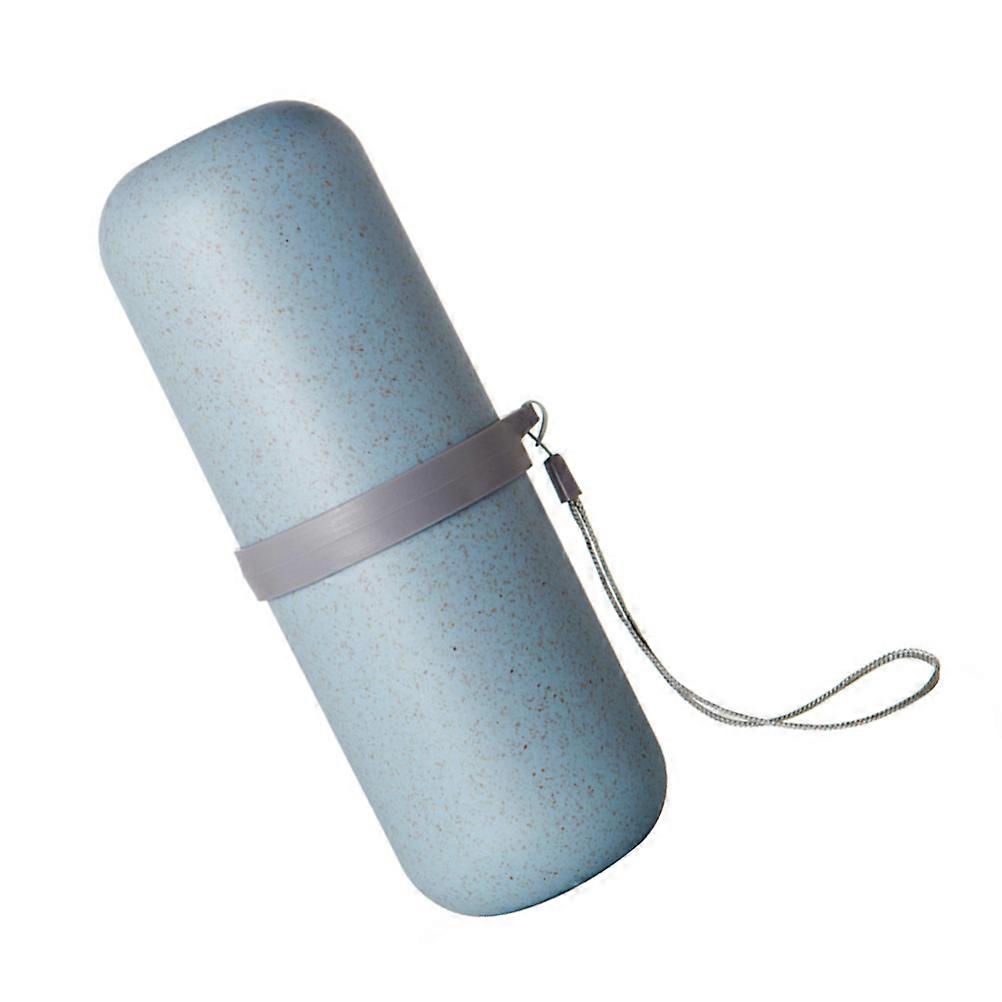 Toothbrush Toothpaste Organizer For Travel Camping Outdoors Shape Two-Section Design 1Pcs