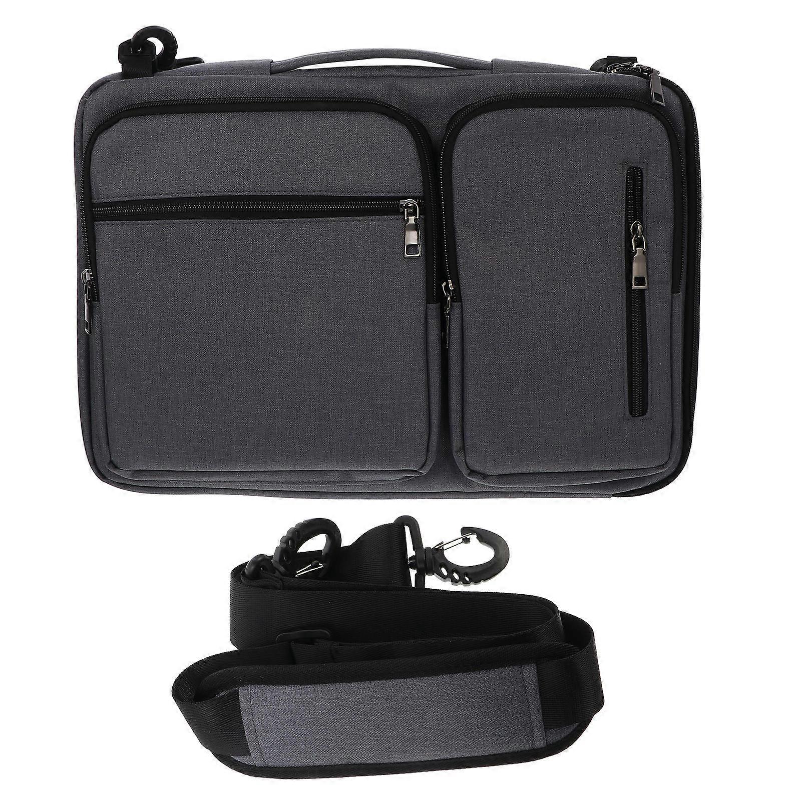 Business Style Shoulder Laptop Bag For Travel And Work Equipped With Protective Features 1Pack