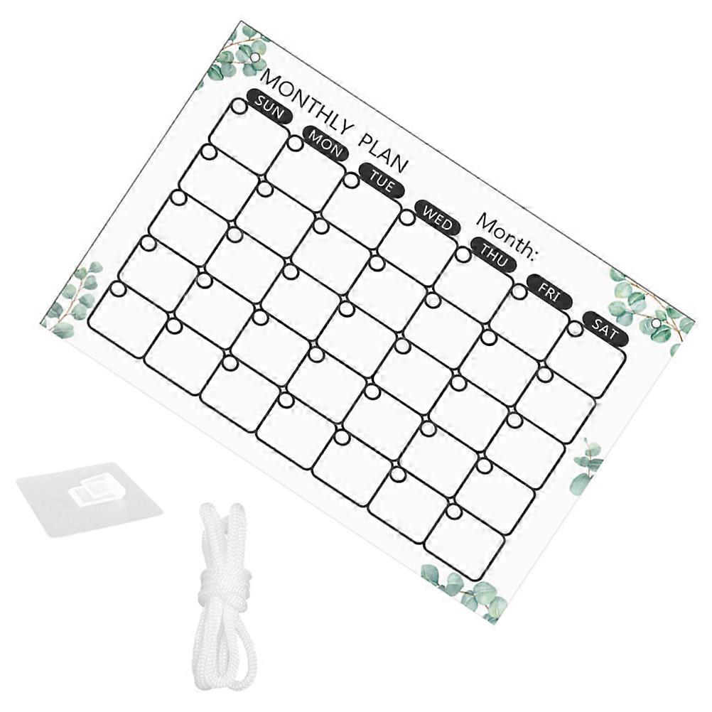Home Acrylic Memo Board for Writing and Messages with 4Sets Transparent