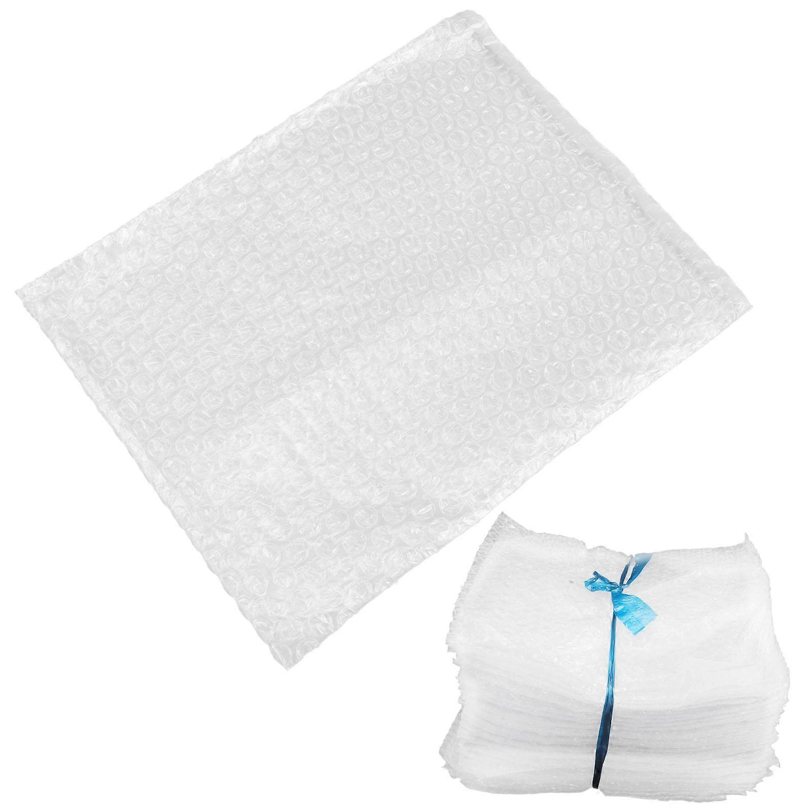 Bubble Packaging Bags Thickened Bubble Bags for Storage 500Pcs White