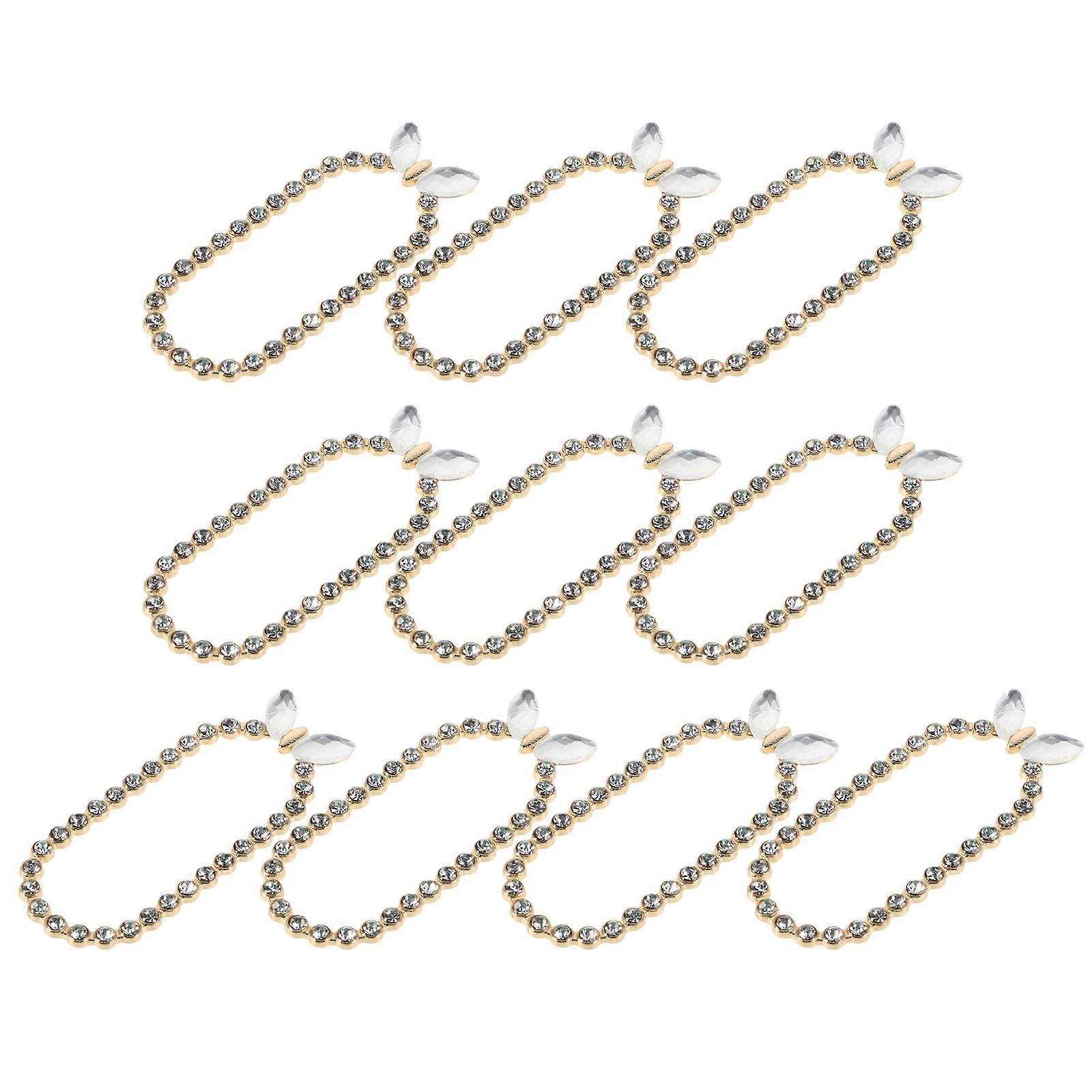 Phone Lens Rhinestone Protector for Camera Protection 50Pcs Metal