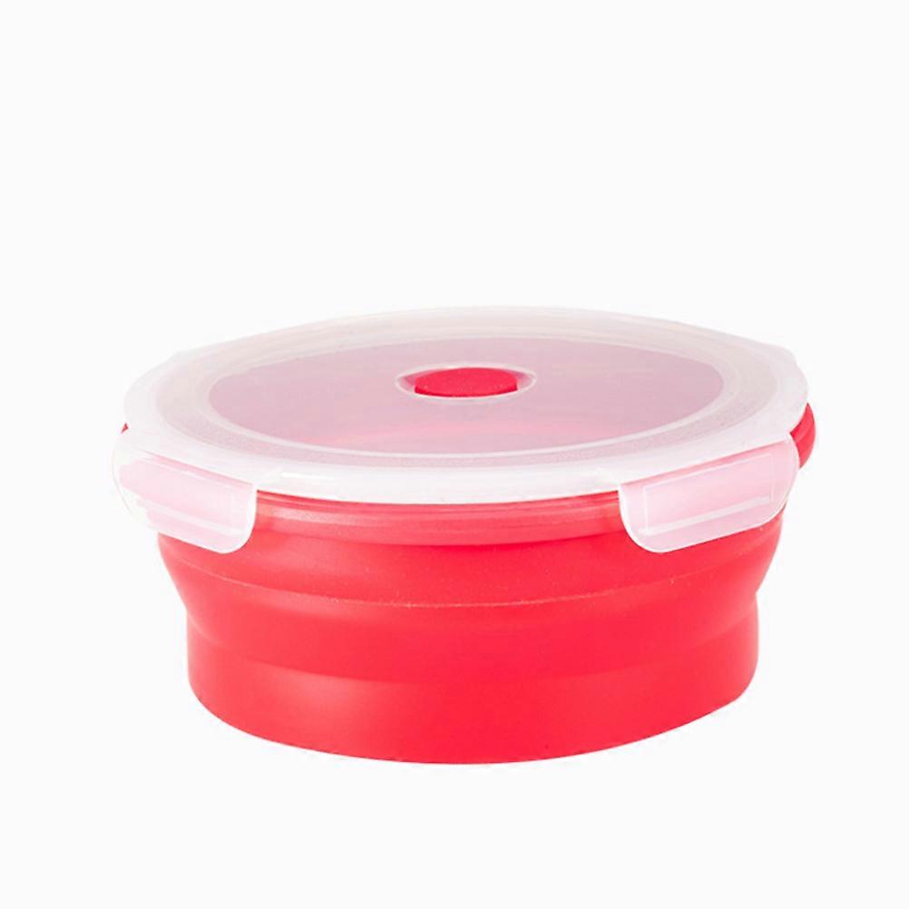 Πτυσσόμενο κουτί σνακ σιλικόνης για φοιτητικό γεύμα, πικνίκ εξωτερικού χώρου 4 τεμάχια 19X19X8cm 17X17X7.5cm 15X15X6.5cm 13X13X6.5cm