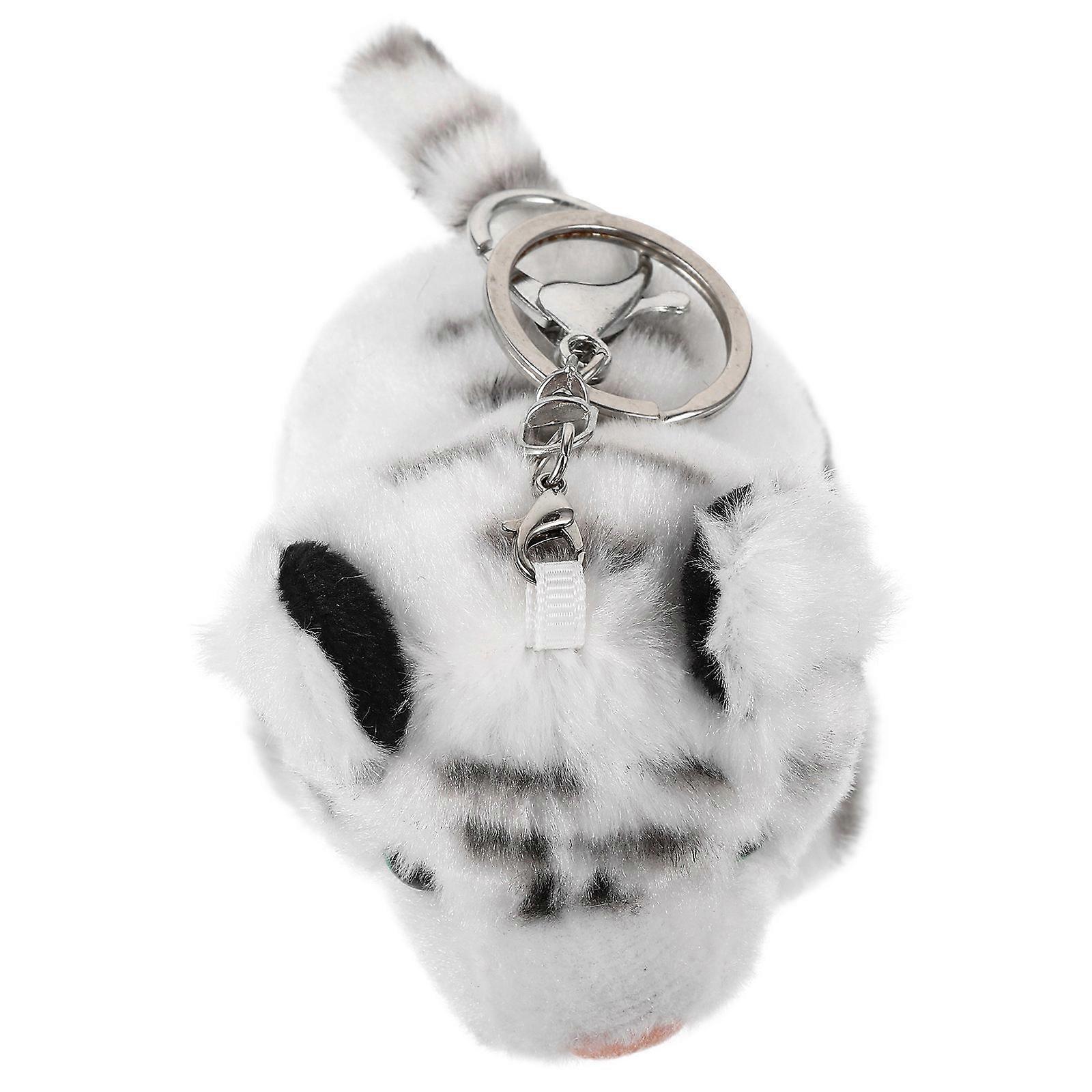 3Pcs Plush Keychain for Hanging Keys Cute Bag Charm
