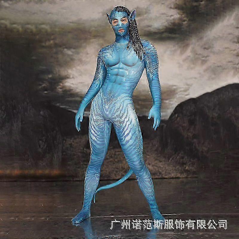 Halloween Stage Avatar 2 Cosplay Body avec queue
