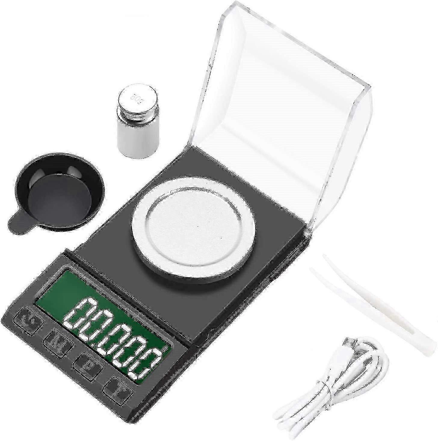 Digital Pocket Scale50g/0.001g Precision Milligram Scale With Lcd Display