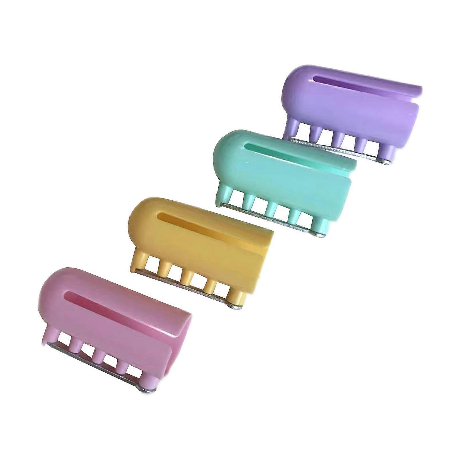 4Pcs Yarn Guide Knitting Thimble Yarn Tool for Sweater Knitting Accessories