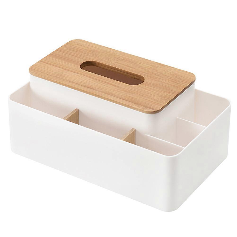 Tissue Box Paper Holder for Paper Towel 3Pcs White Set