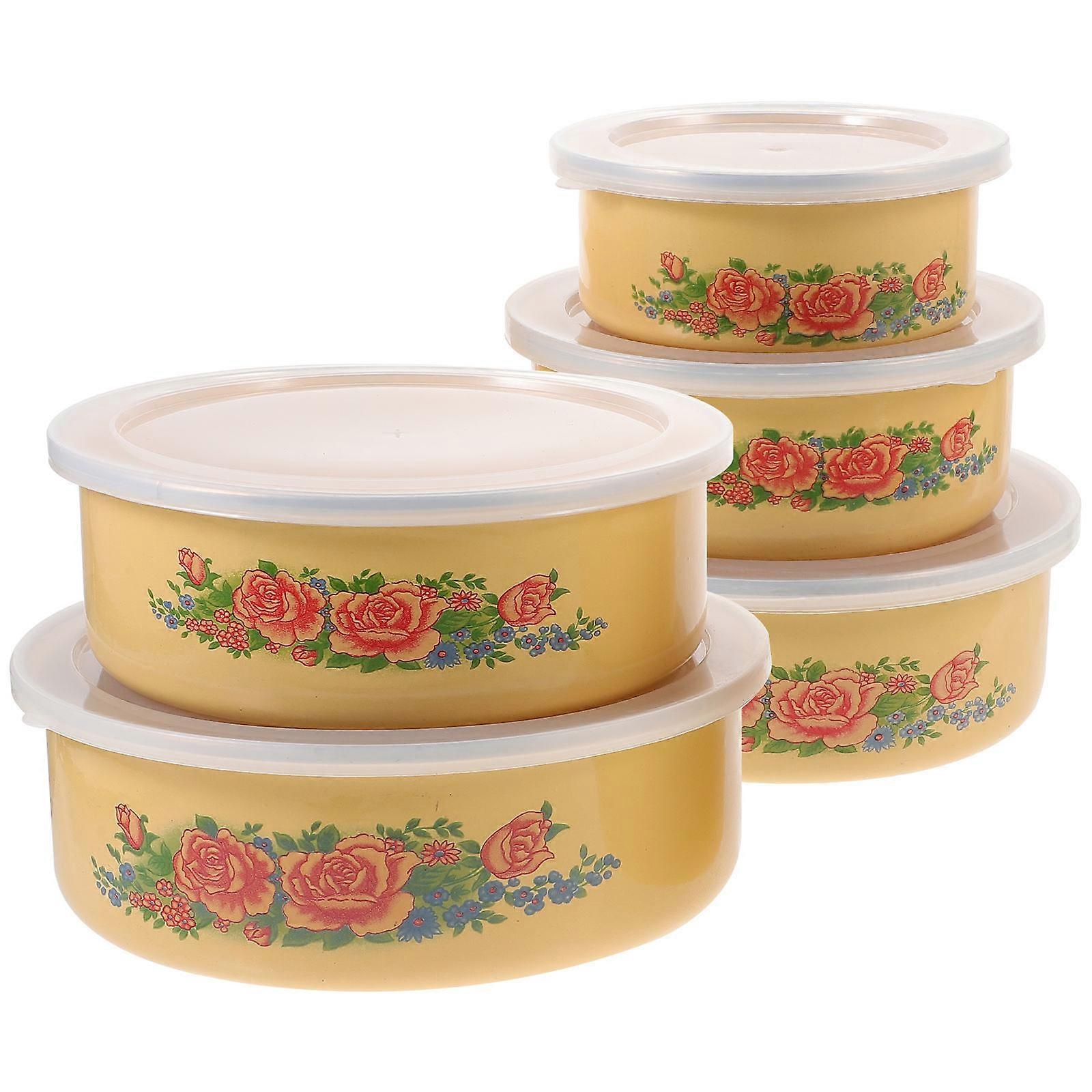 Reusable Square Soup Salad Bowls With Lids Contains 3 Sets Suitable For Picnic And Restaurant Use For Food Serving