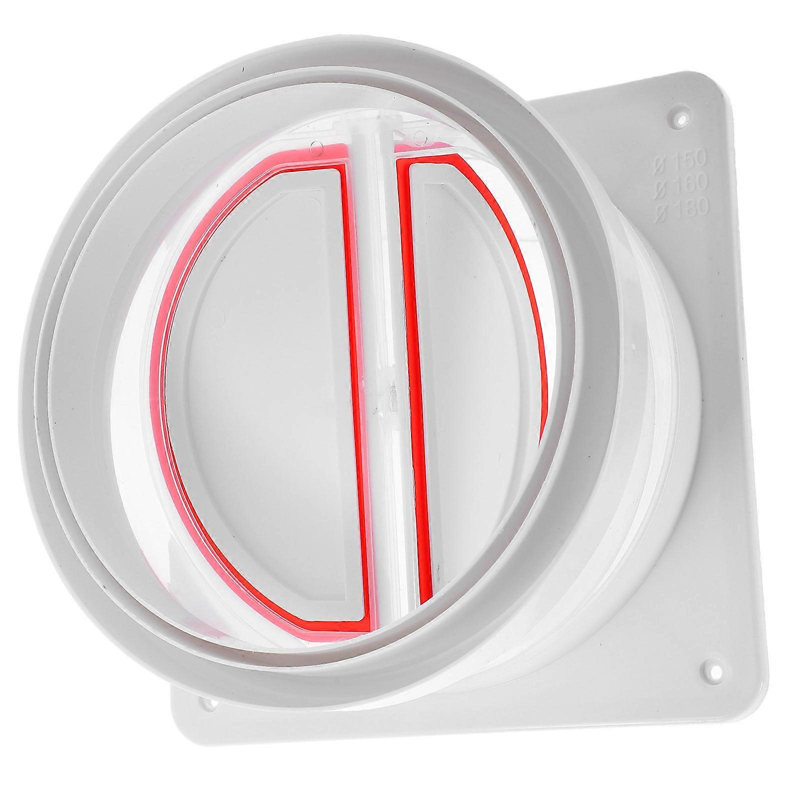 Kitchen Exhaust Valve White ABS Backflow Preventer for Home Use -