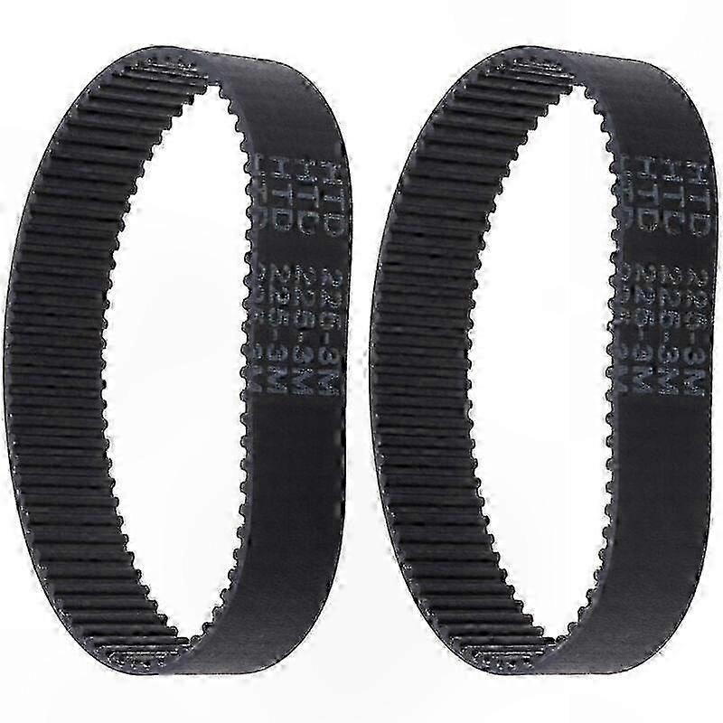 2-Pack Rubber Timing Belts with 225-3M Teeth Closed Loop Design