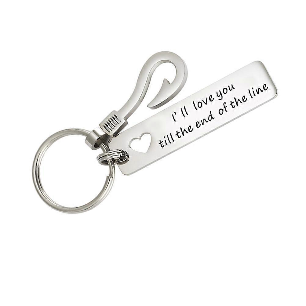 Creative Stainless Steel Keychain for Valentine's Day Gift Key Ring