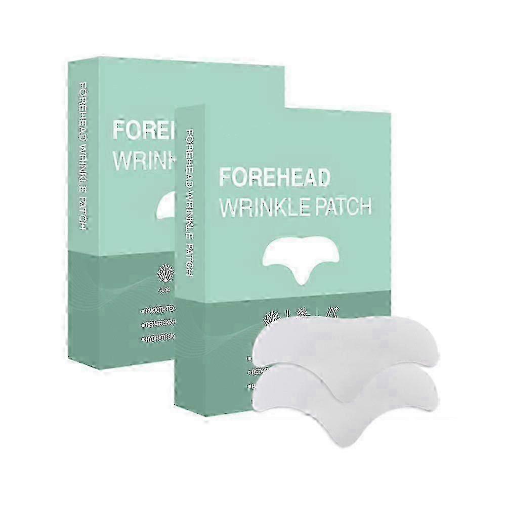 Forehead Anti-Wrinkle Patches (12pcs): Smooth Fine Lines & Wrinkles with Hydrolyzed Collagen, Aloe & Vitamin E