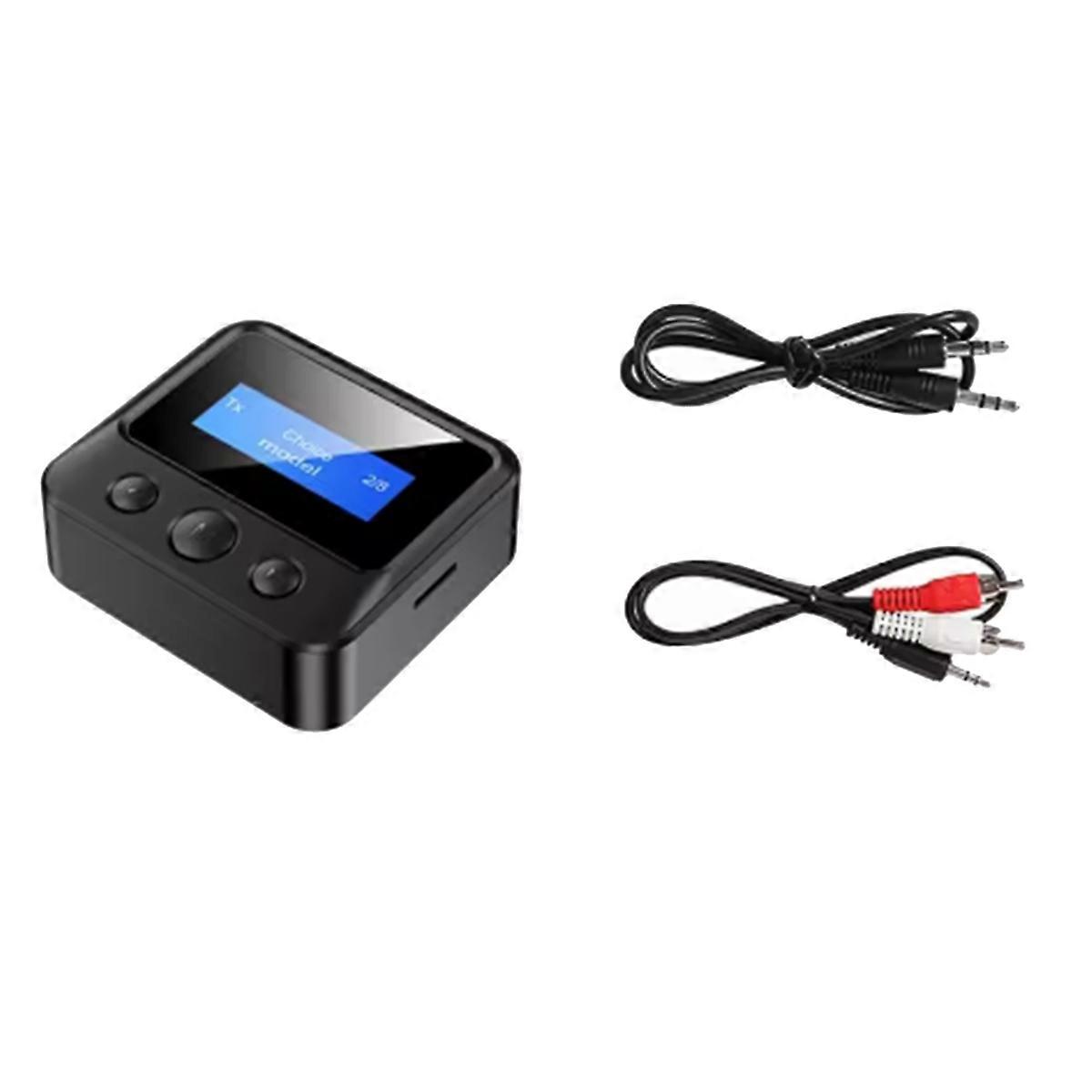 Bluetooth 5.0 Transmitter Receiver Wireless Adapter USB Dongle 3.5mm