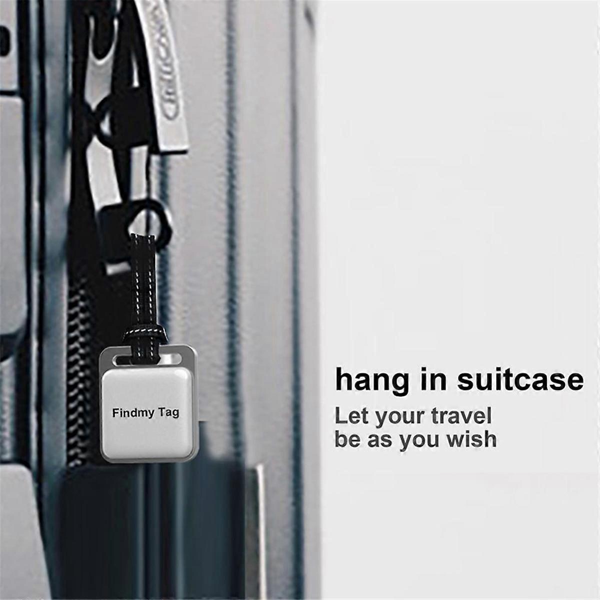 Smart Tag Finder Device GPS Bi-Directional Alarm Tracker (White)