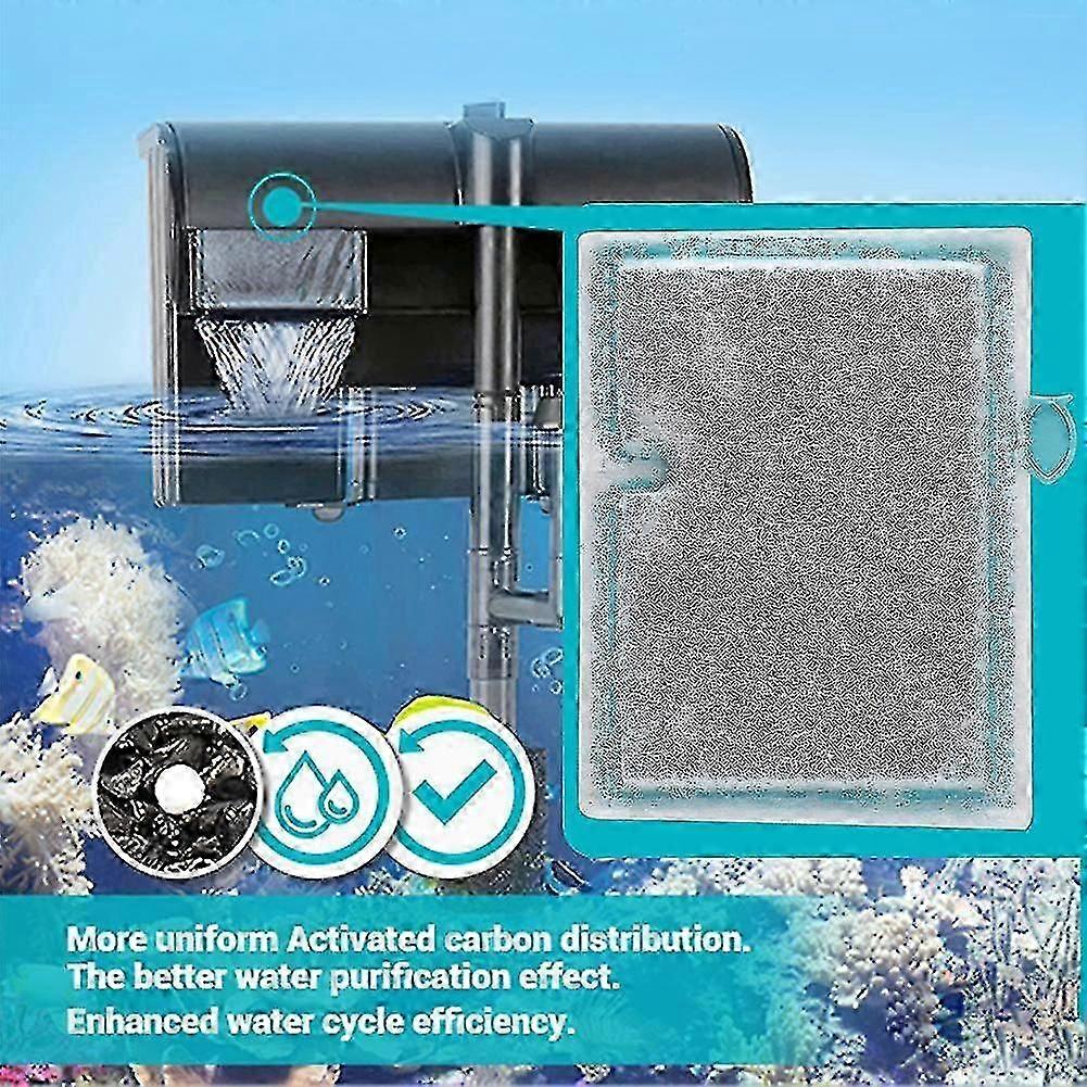 12pcs Practical Ready To Use Fish Tank Filter Cartridge Pad Replacement Part