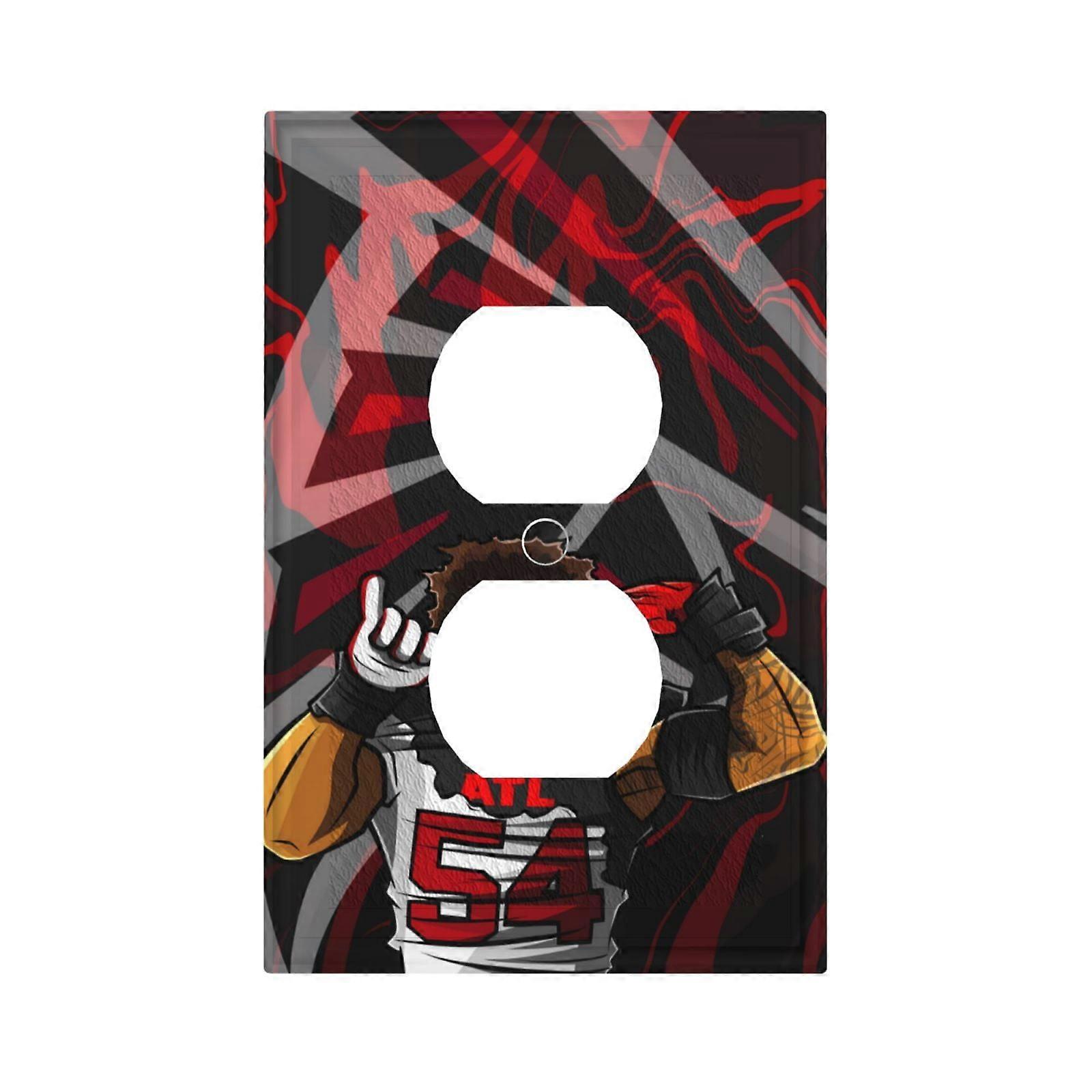 Falcons Switching Lights Single Leather Roman Frame Switch Panel Wall Panel Single Double/Pull Light Switch