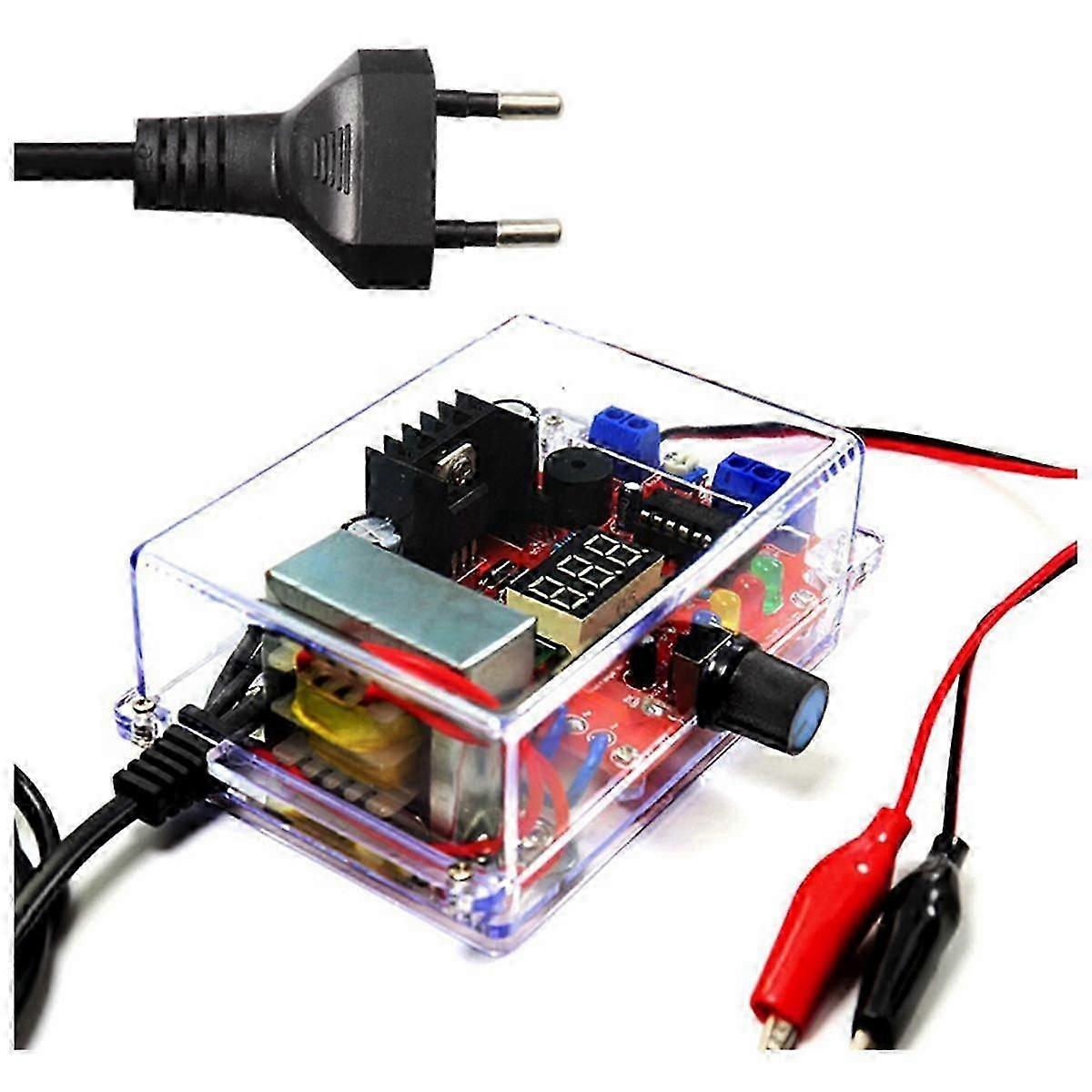 LM317 Adjustable Voltage Regulator DIY Kit 220V to 1.25V-12.5V Step-Down Power Supply Module Electronic Kits EU Plug