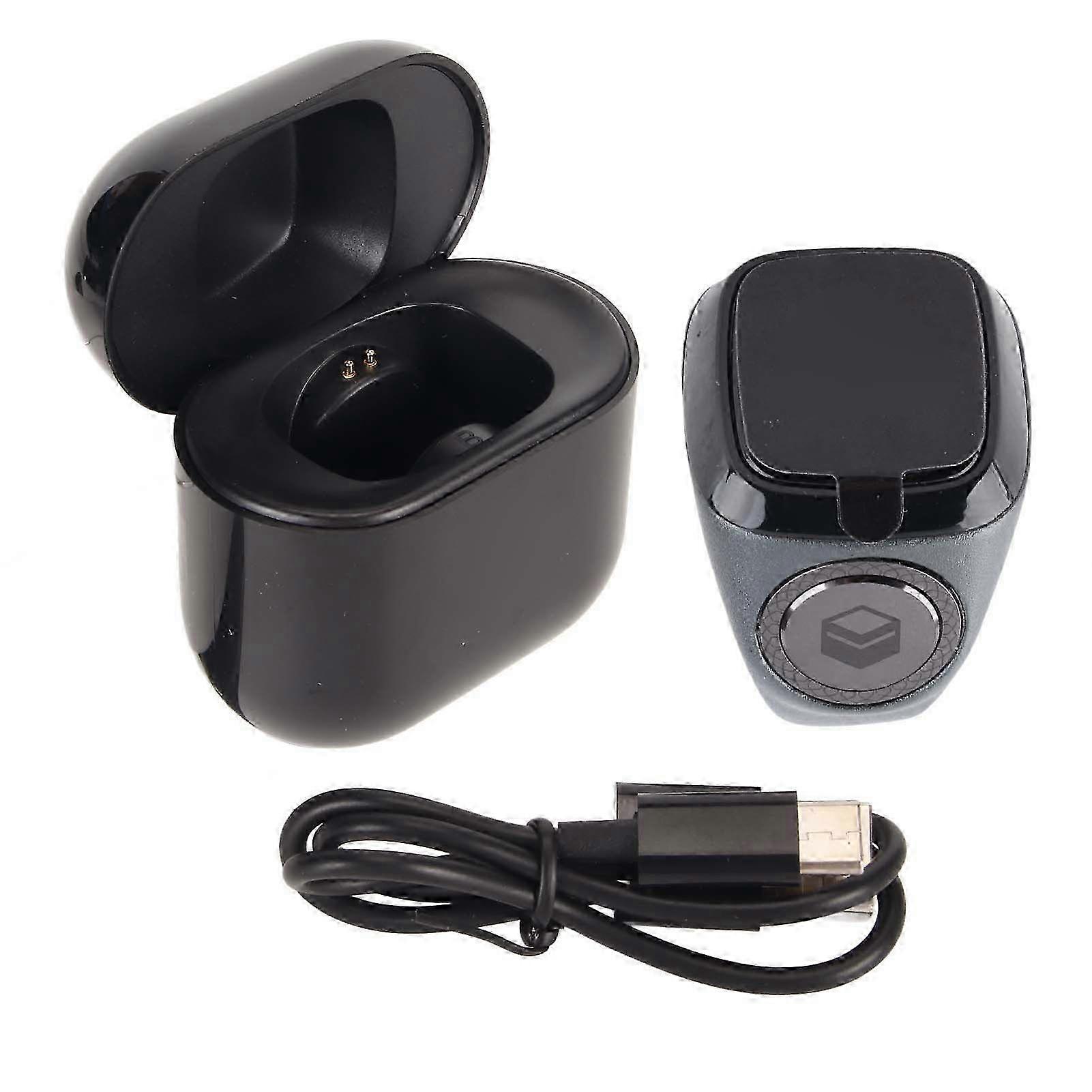 Bluetooth Finger Ring Rechargeable Step Counting Ring APP Support 0.49in Screen Smart Ring 20MM