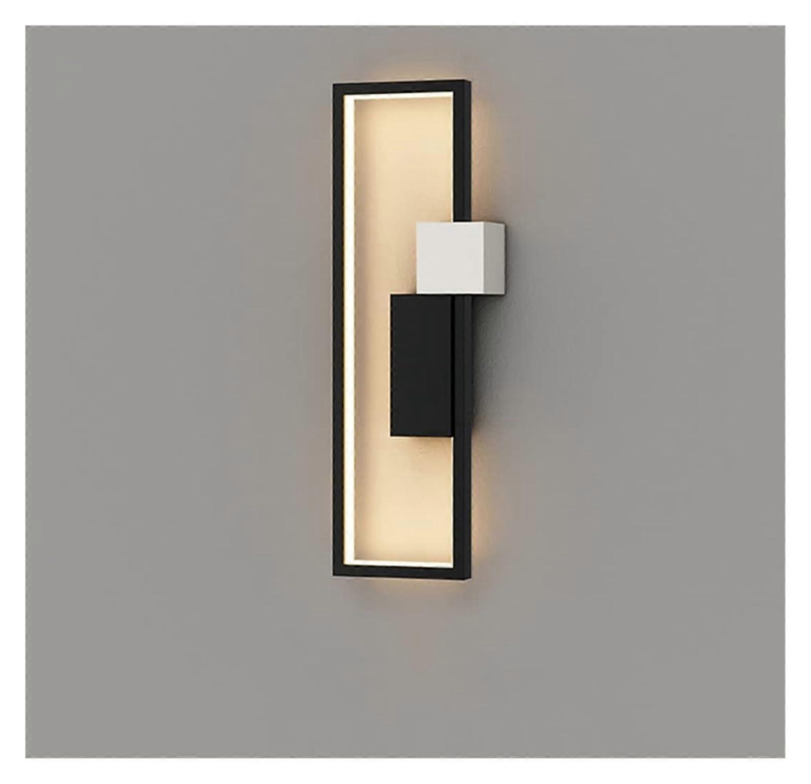 Wall Light Sconces LED Wall Lamp Rectangular Indoor Minimalist Metal Bedside Light Warm White One Color Ceiling Lamp
