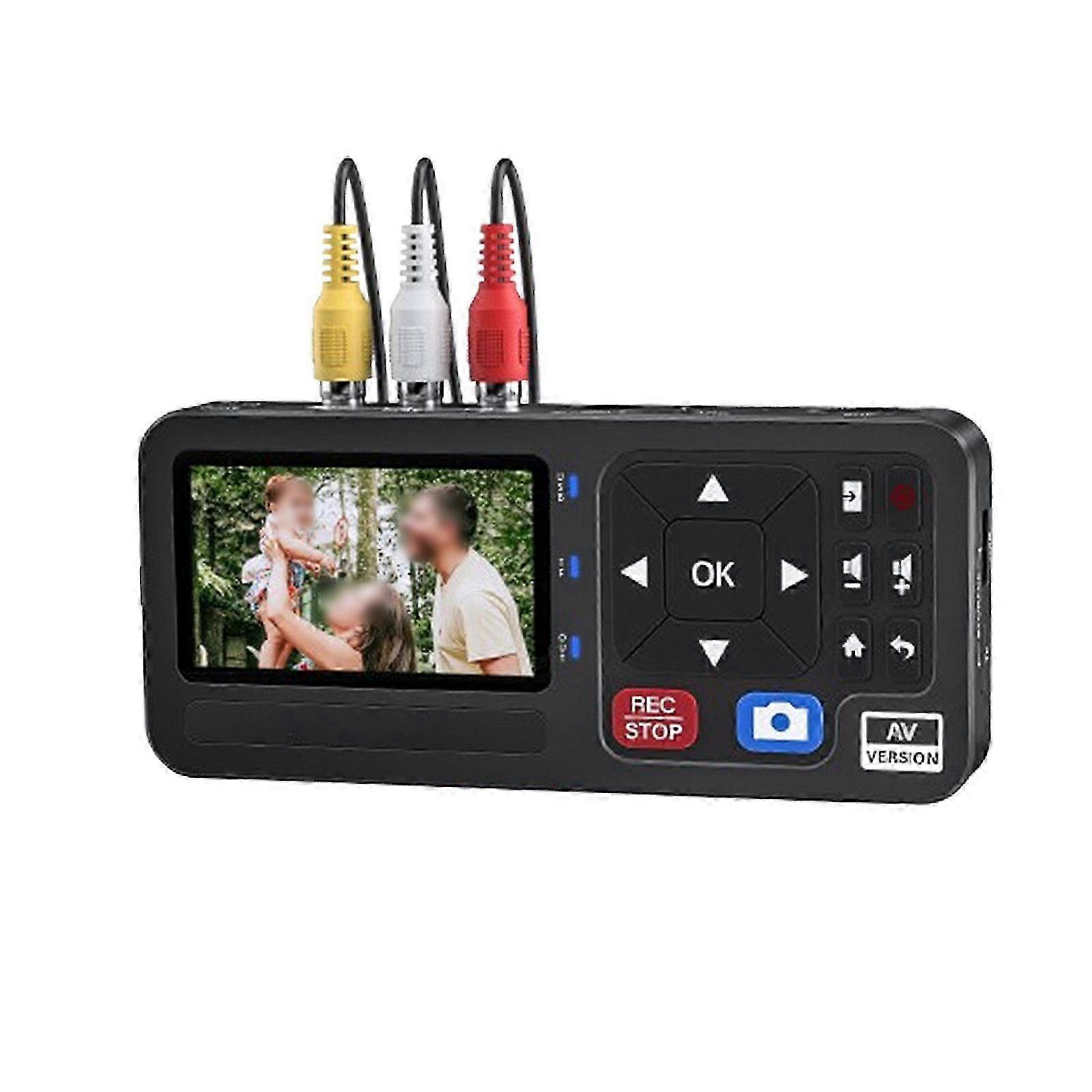 25-26 VHS to Digital Converter Video to Digital Recorder with Remote RCA to HDMI New3H