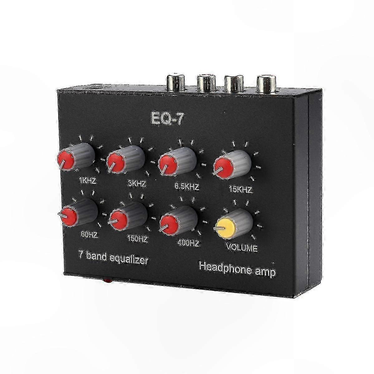 7-Band Car o Equalizer Amplifier - 2 Channel Digital Sound EQ for Enhanced o