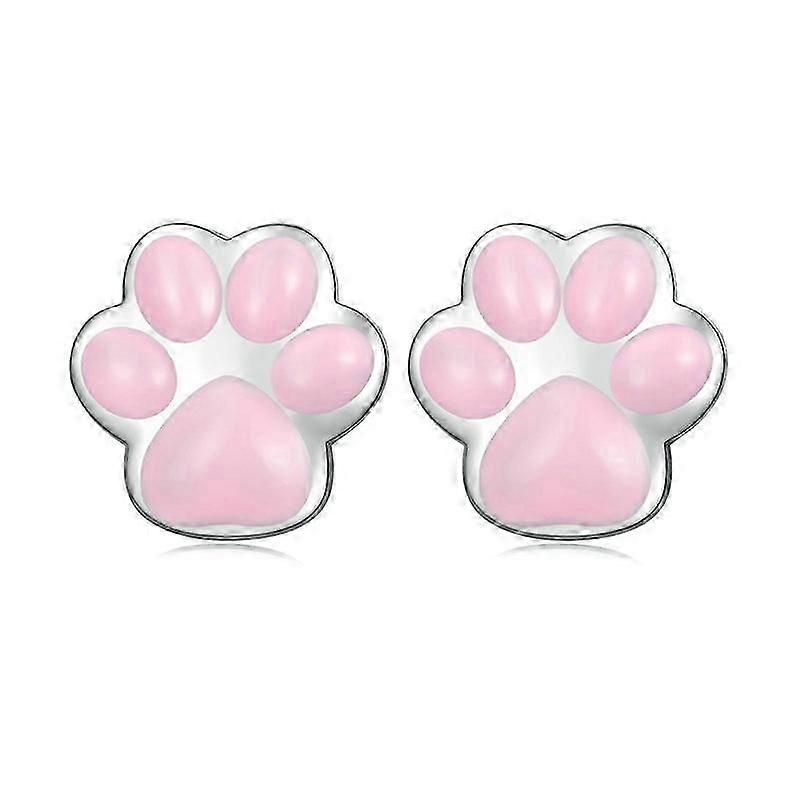 Cute Cat Claw Stud Earrings for Women's
