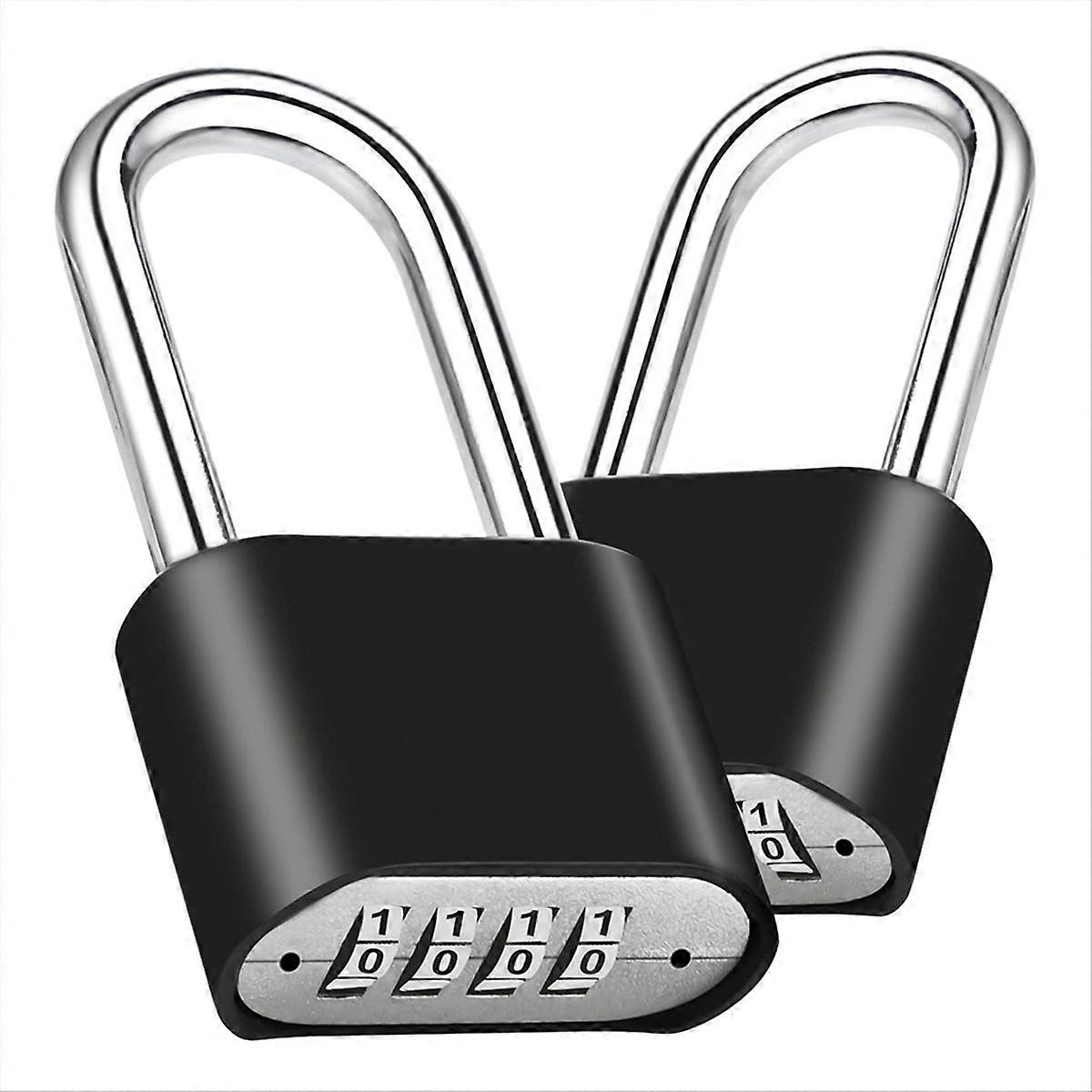2pcs Combination Lock, 4-Digit Heavy Duty Combo Lock