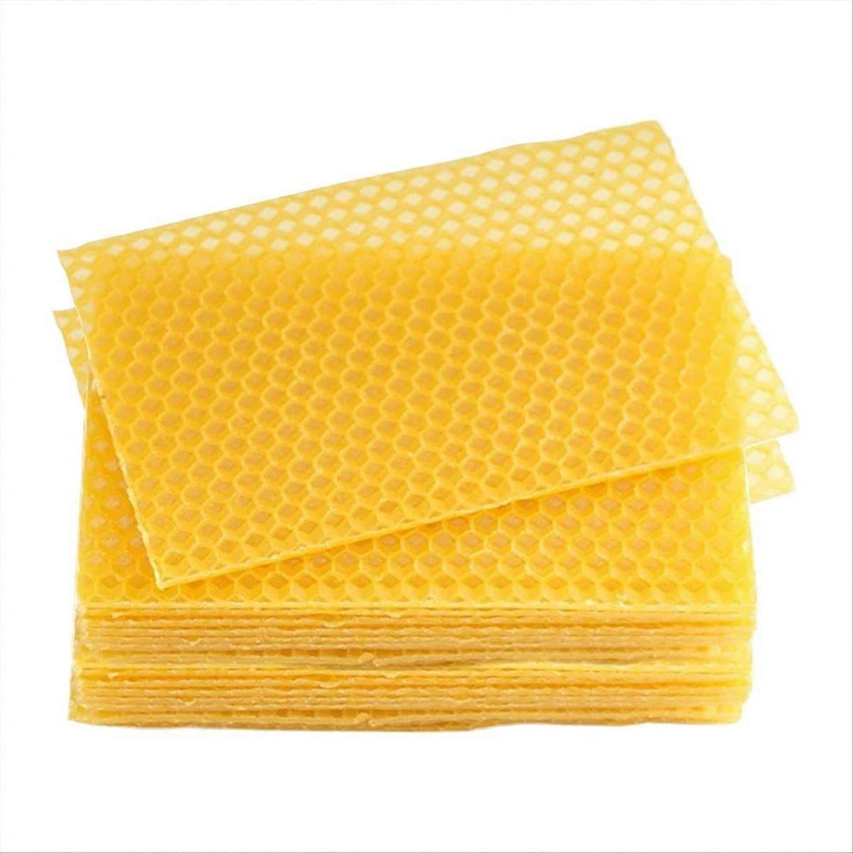 Beeswax Sheets 30Pcs Beeswax Foundation Sheets Wax Foundation