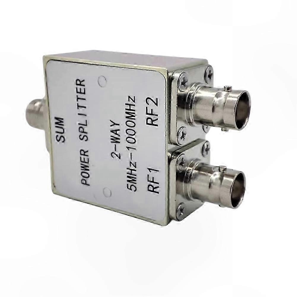RF Power Splitter 1 to 2 Divider Combiner with SMA Connector for Wireless Communication 5MHz-1000MHz